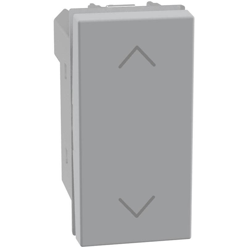 MATIX GO Pulsante doppio interbloccato per tapparelle grigio JG4037N MATIX GO Pulsante doppio interbloccato per tapparelle grigio JG4037N